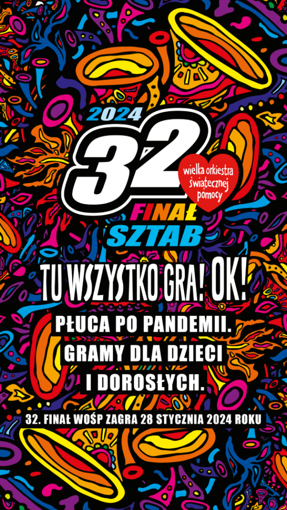 plakat promujący udział w WOŚP