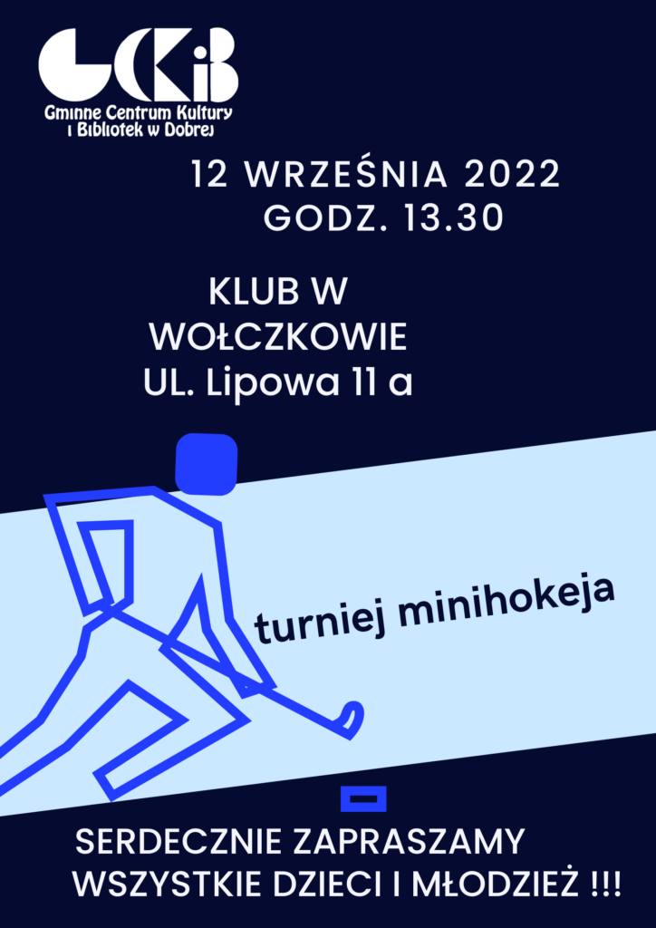 plakat promujący minihokeja