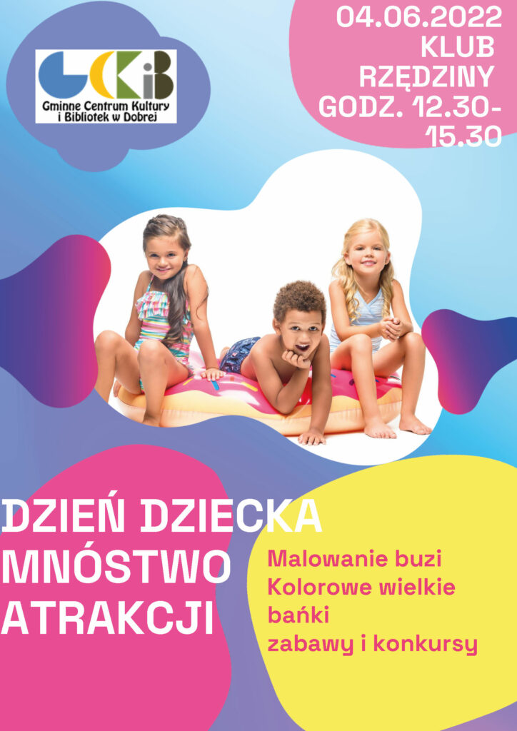 plakat promujący dzień dziecka