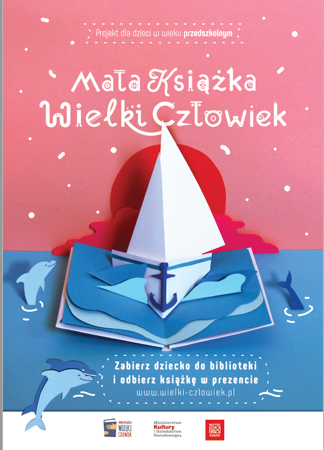 plakat z żaglówką