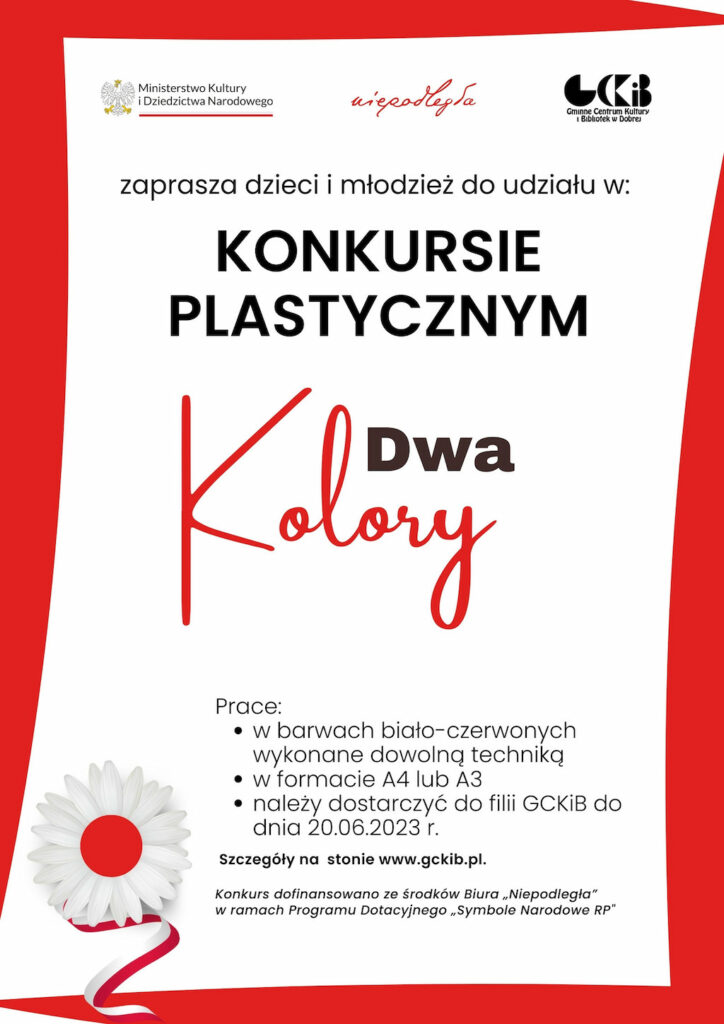 plakat przedstawiający konkurs plastyczny